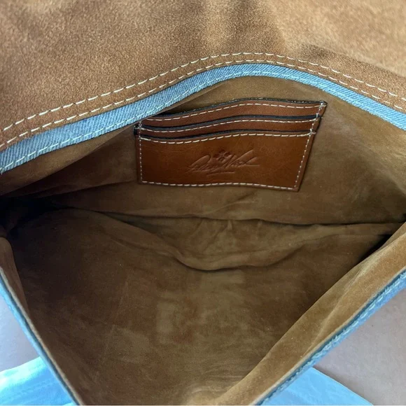 PATRICIA NASH Cross Stitch Positano Floral Saddle Bag - Picture 6 of 16